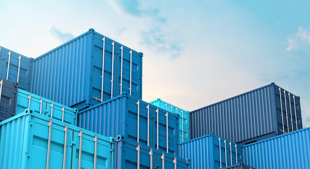 Blue Containers