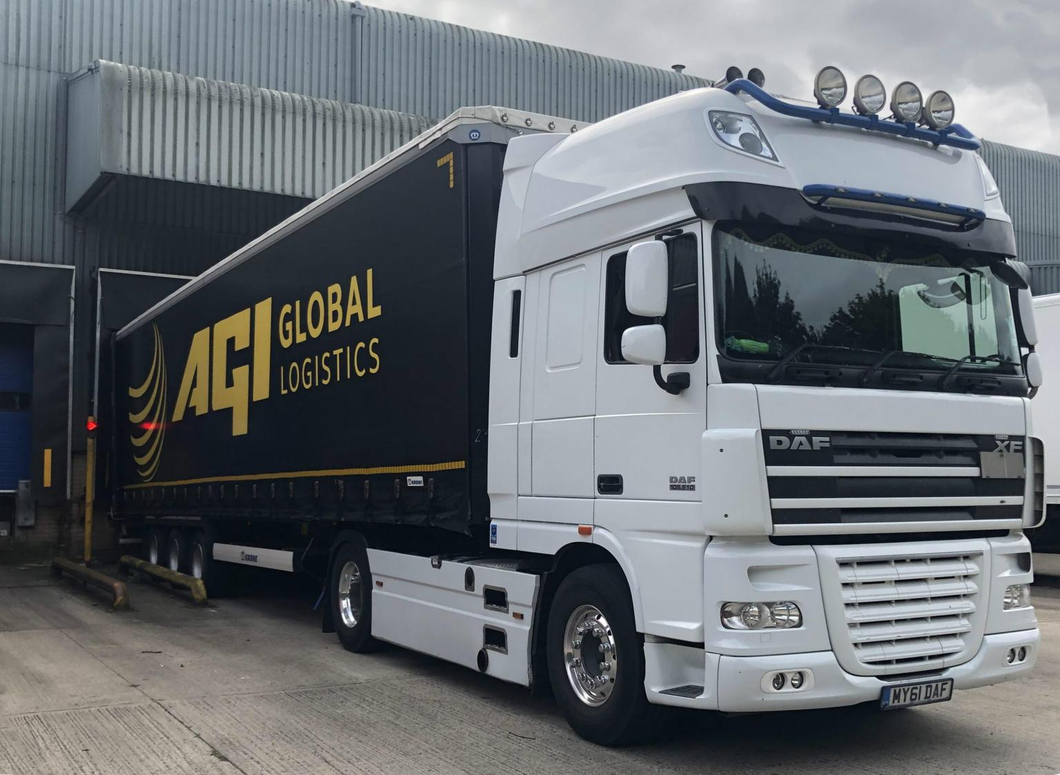 AGI Global Logistics HGV lorry