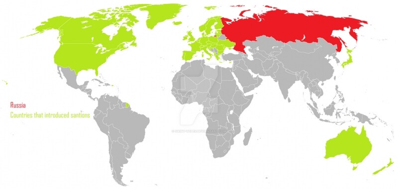 How will UK trade sanctions against Russia affect international trade?