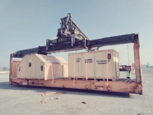 Abu Dhabi Airport Engineering Shipment with AGI Cardiff